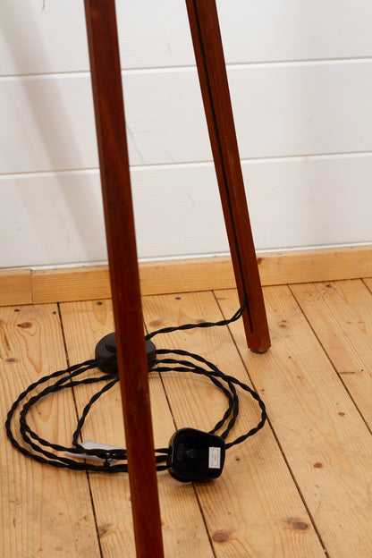 Handmade Sapele Tripod Floor Lamp (Base only)
