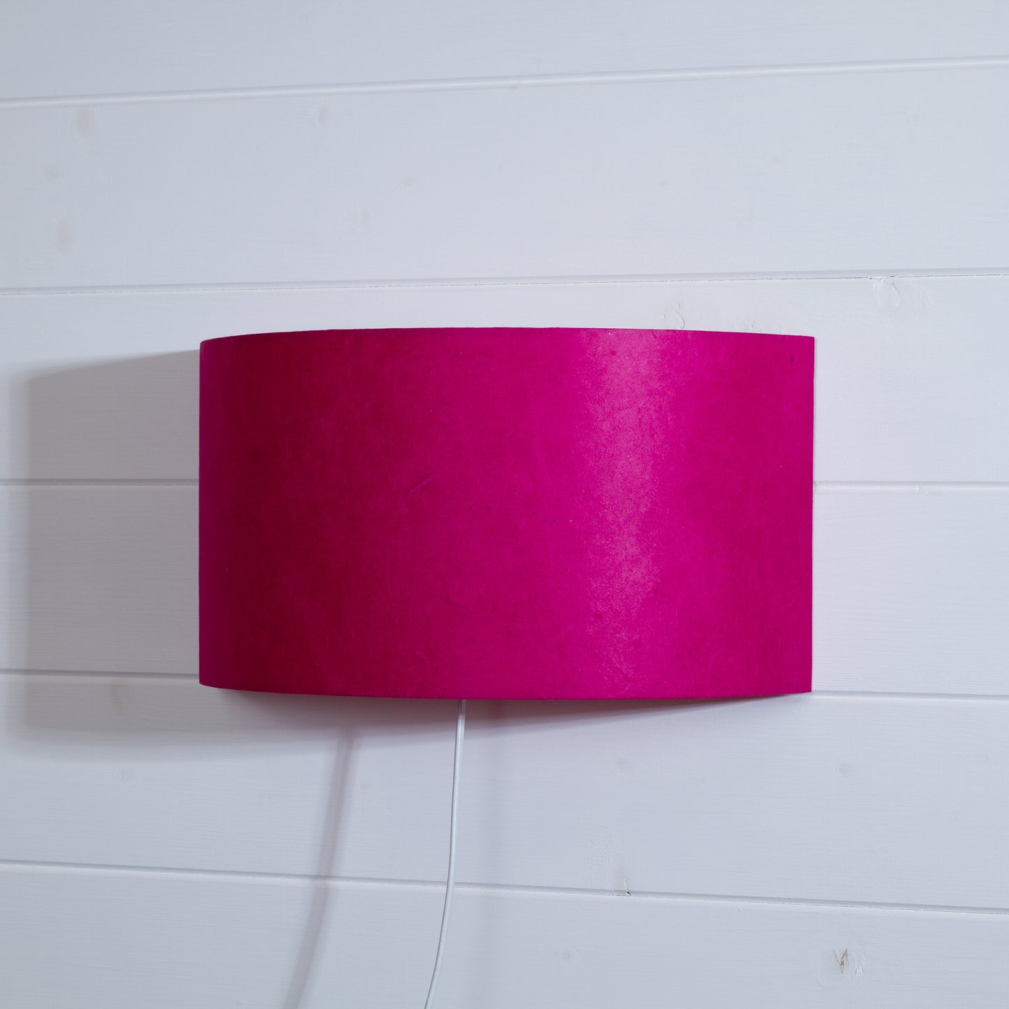 Wall Light - P57 - Hot Pink Lokta, 36cm(wide) x 20cm(h)