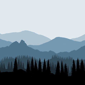 Wall Light - Landscape #4, 36cm(wide) x 20cm(h)