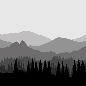 Wall Light - Landscape #4, 36cm(wide) x 20cm(h)