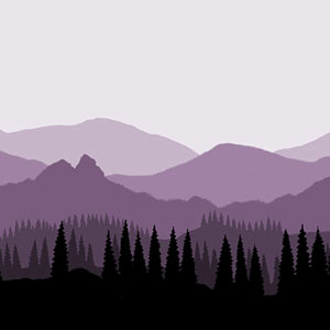 Wall Light - Landscape #4, 36cm(wide) x 20cm(h)