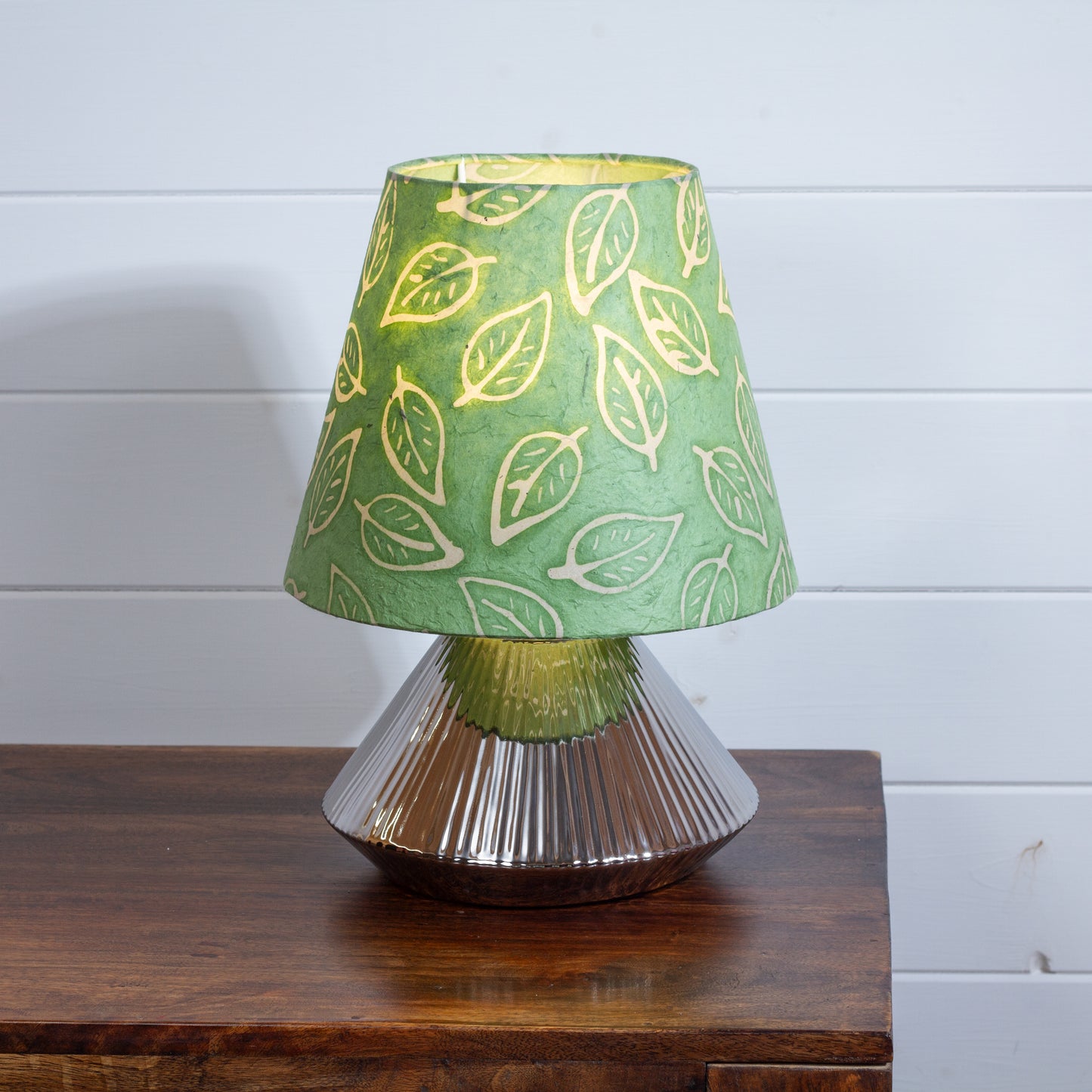 Cupcake Lamp Base with Conical Lamp Shade