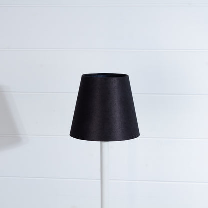 Conical Lamp Shade P55 Black Lokta, 10cm(top) x 15cm(bottom) x 13cm(height)