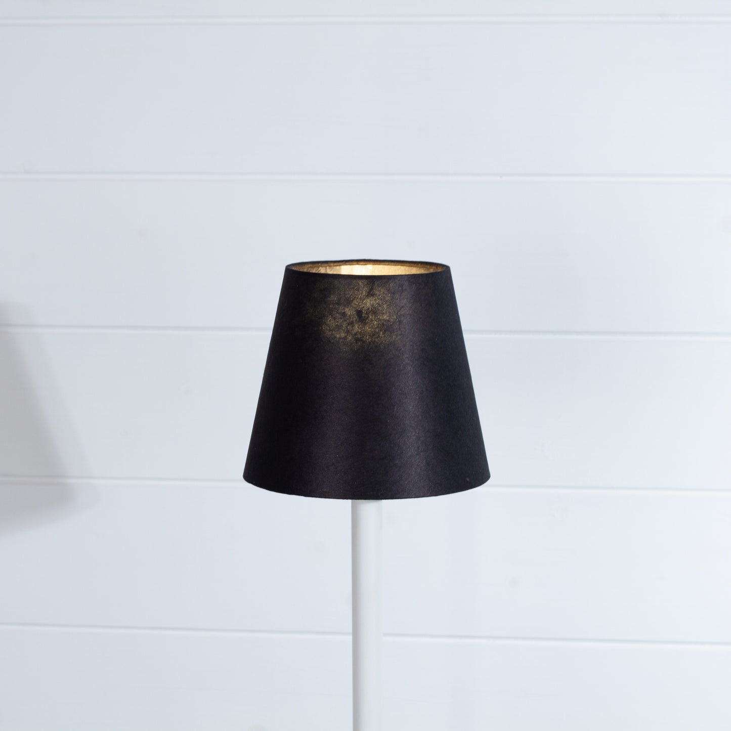 Conical Lamp Shade P55 Black Lokta, 10cm(top) x 15cm(bottom) x 13cm(height)