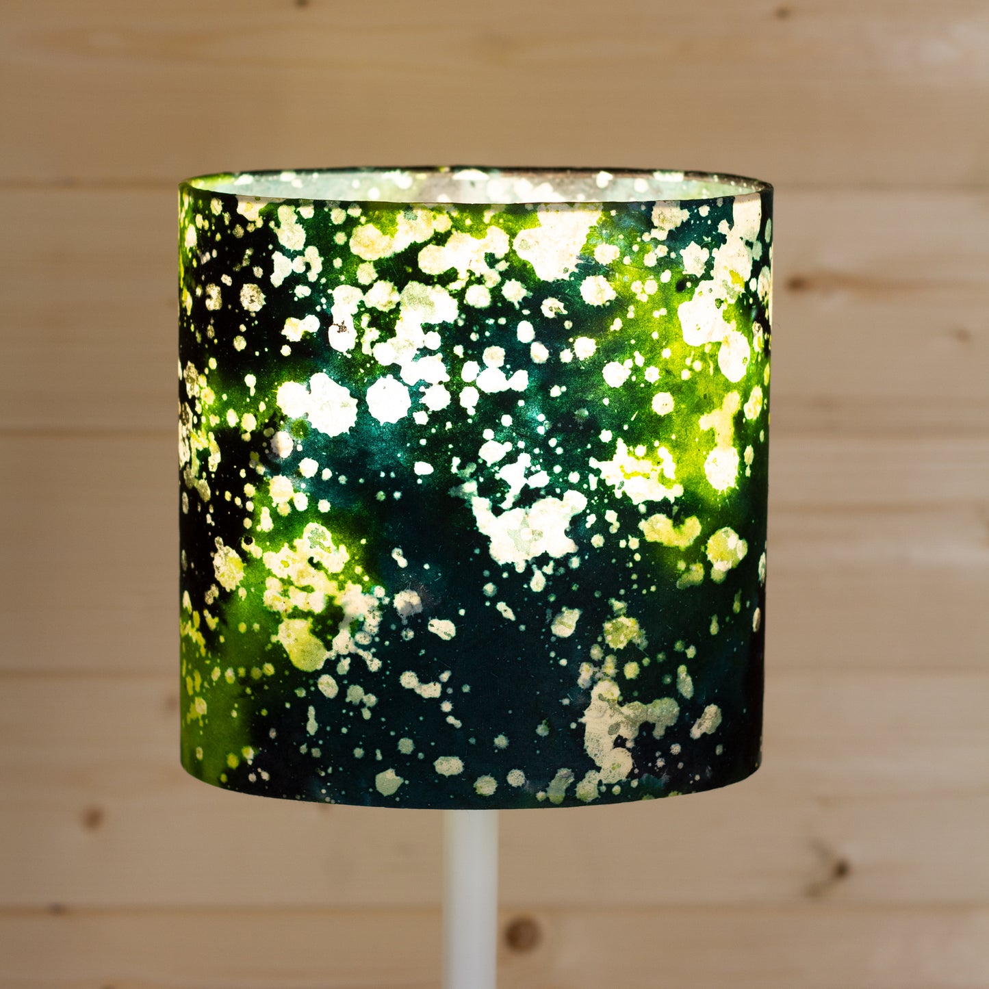 Oval Lamp Shades B114 ~ Batik Canopy Greens