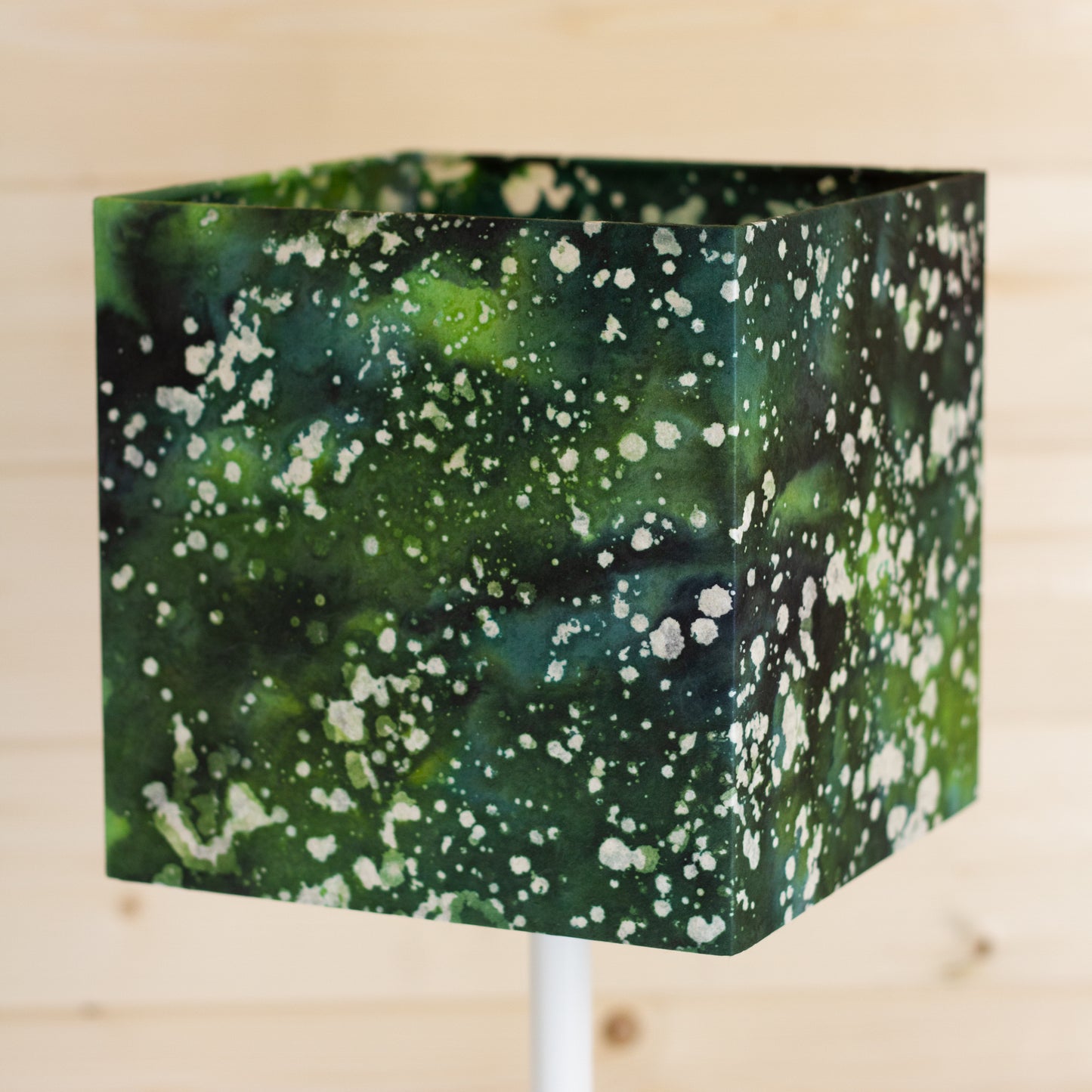 Square Lamp Shades B114 ~ Batik Canopy Greens