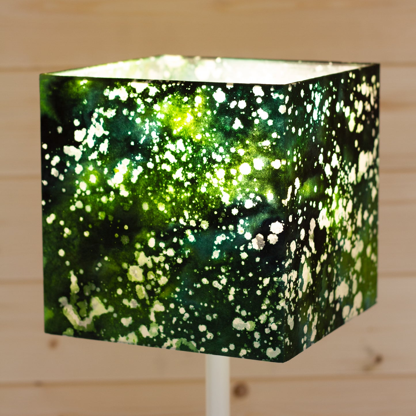 Square Lamp Shades B114 ~ Batik Canopy Greens