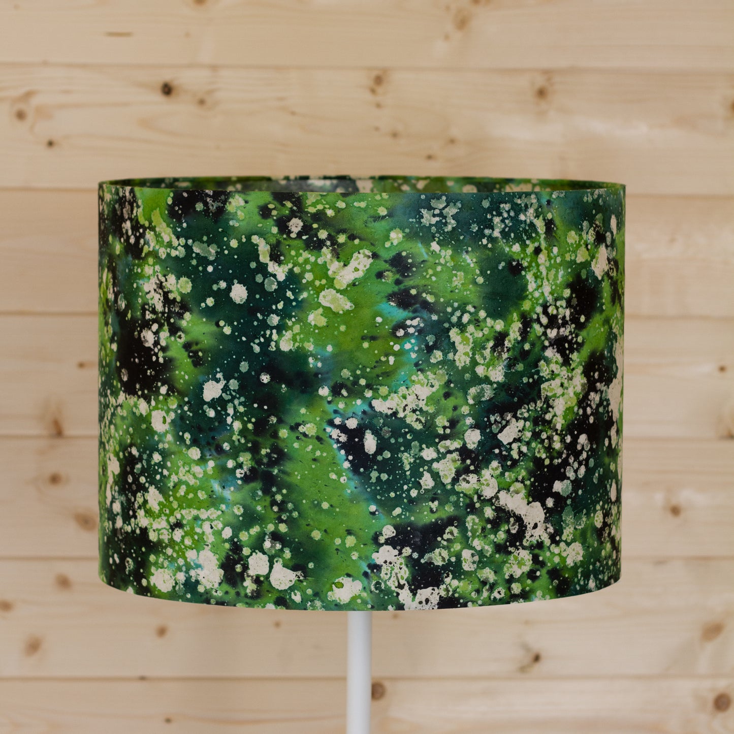 Oval Lamp Shades B114 ~ Batik Canopy Greens