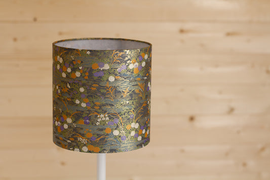 Drum Lamp Shade - W08 ~ Lily Pond, 20cm(diameter)
