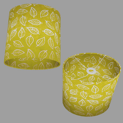 Oval Lamp Shades B117 Batik Leaf Lime