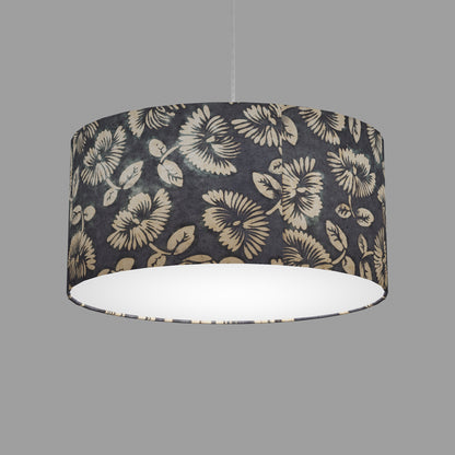 Oval Lamp Shades B119 ~ Batik Peony Grey