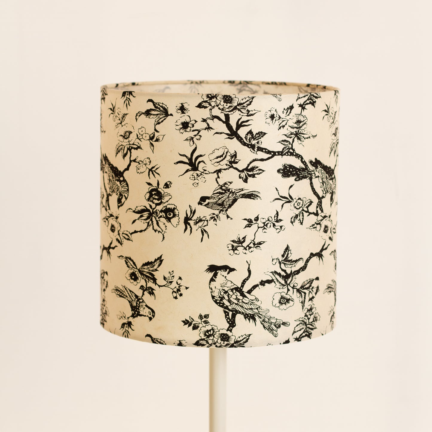 Drum Lamp Shade - P41 - Oriental Birds, 25cm x 25cm