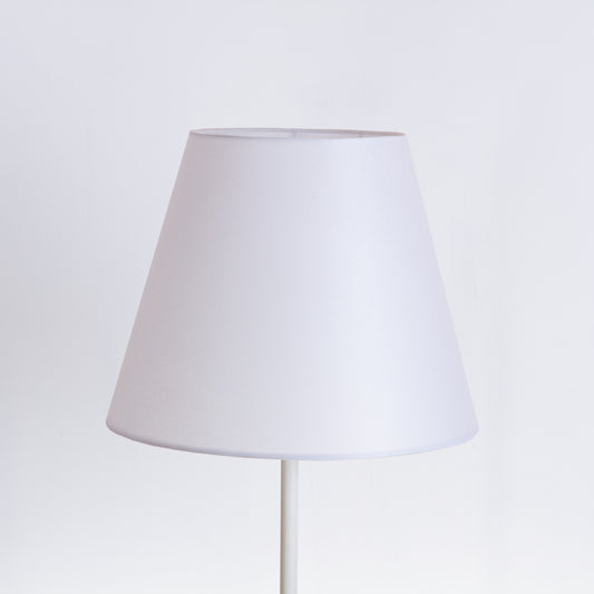 Conical Lamp Shade P47 ~ White Non Woven Fabric, 23cm(top) x 40cm(bottom) x 31cm(height)