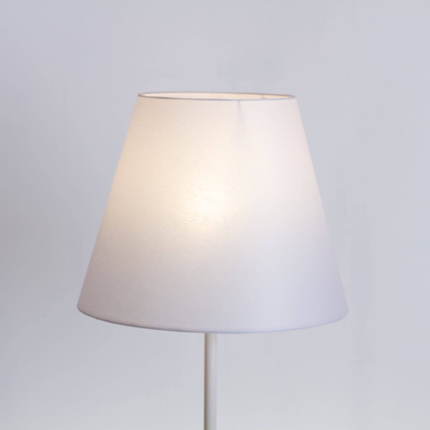 Conical Lamp Shade P47 ~ White Non Woven Fabric, 23cm(top) x 40cm(bottom) x 31cm(height)