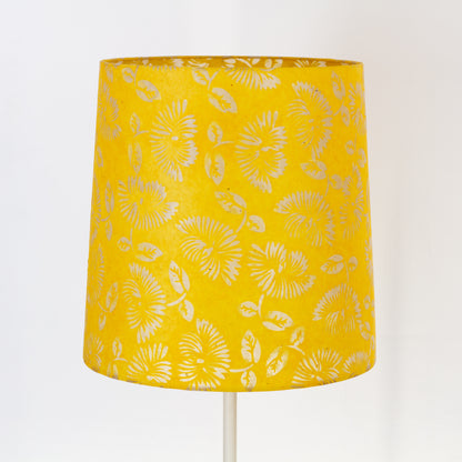 Conical Lampshade 35cm(top) x 40cm(bottom) x 40cm(height) in B120 Batik Peony Yellow