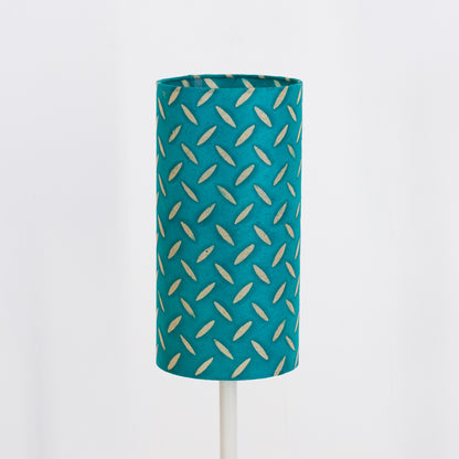 Drum Lamp Shade - P15 - Batik Tread Plate Mint Green, 15cm(diameter)