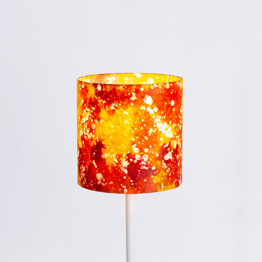 Drum Lamp Shade - B112 ~ Batik Lava, 20cm(d) x 20cm(h)