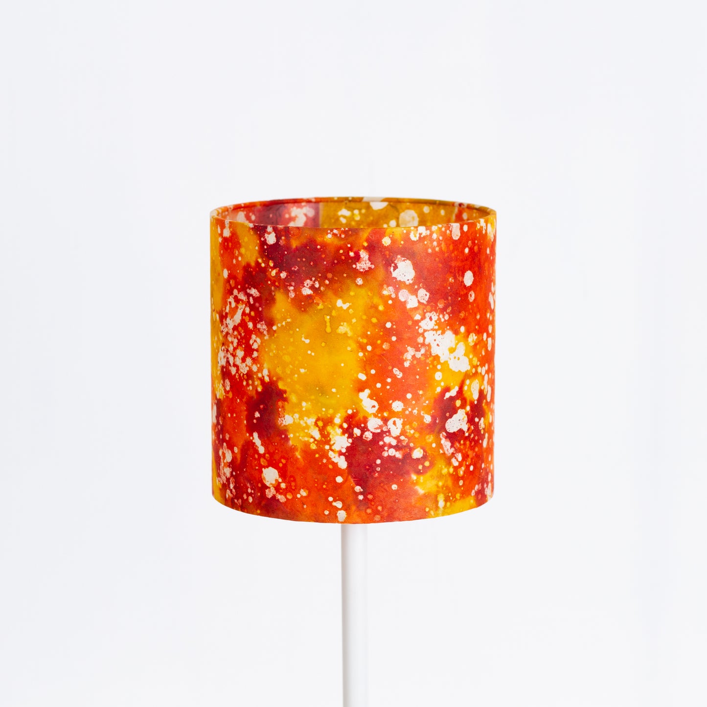 Drum Lamp Shade - B112 ~ Batik Lava, 20cm(d) x 20cm(h)