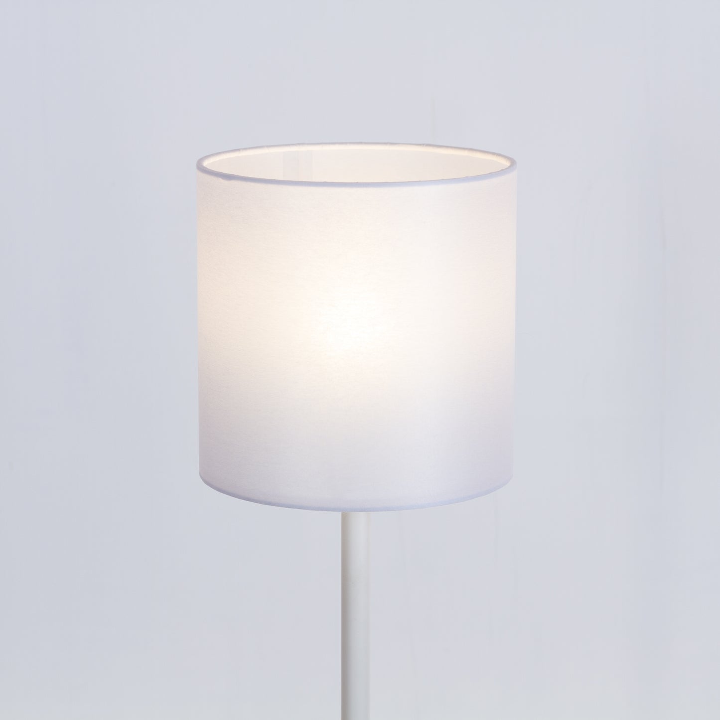 Drum Lamp Shade - P47 ~ White Non Woven Fabric, 20cm(d) x 20cm(h)