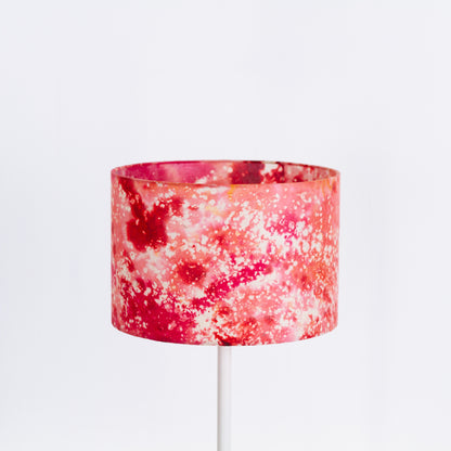 Drum Lamp Shade - B115 ~ Batik Salt Lake, 30cm(d) x 20cm(h)