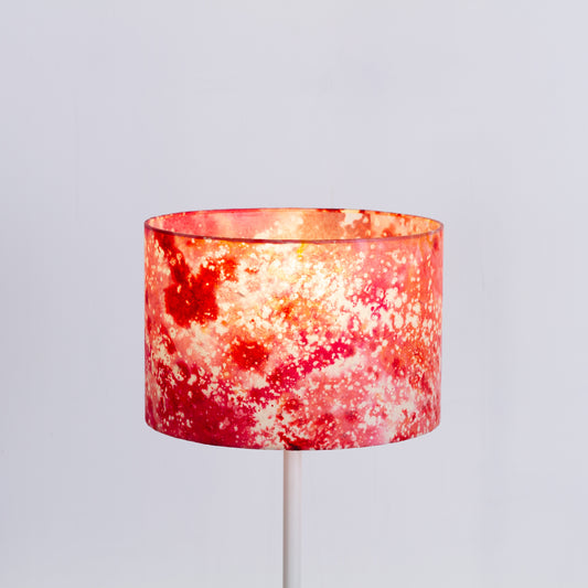 Drum Lamp Shade - B115 ~ Batik Salt Lake, 30cm(d) x 20cm(h)