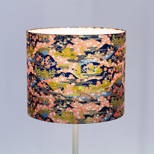 Drum Lamp Shade - W06 - Kyoto, 30cm(d) x 25cm(h)