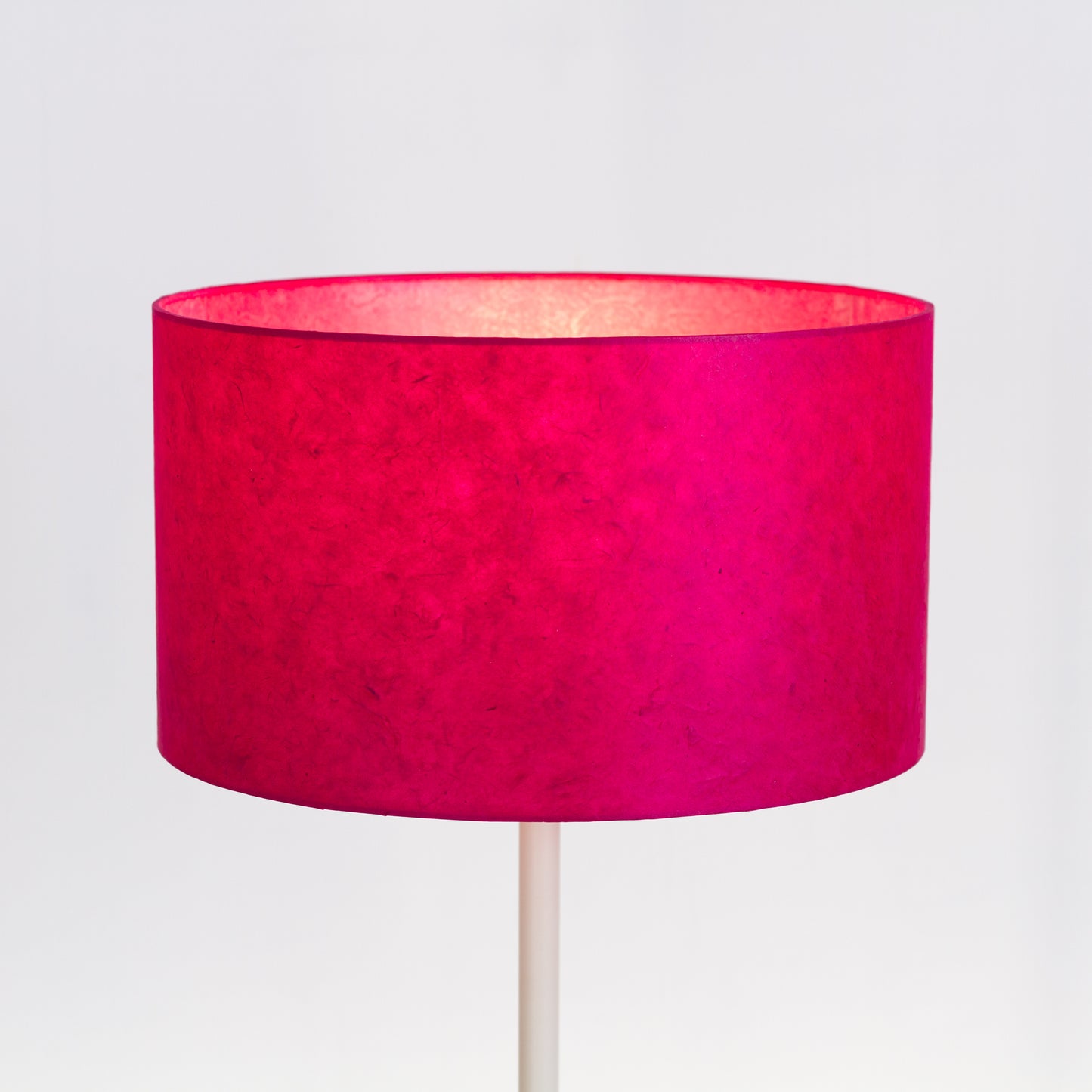 Drum Lamp Shade - P57 - Hot Pink Lokta, 35cm(d) x 20cm(h)