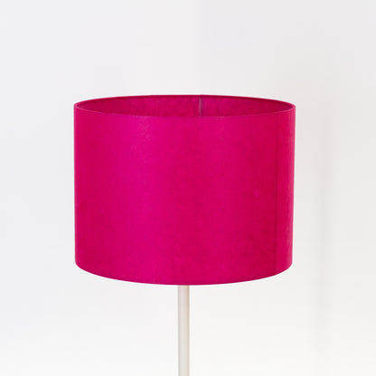 Drum Lamp Shade - P57 - Hot Pink Lokta, 35cm(d) x 25cm(h)