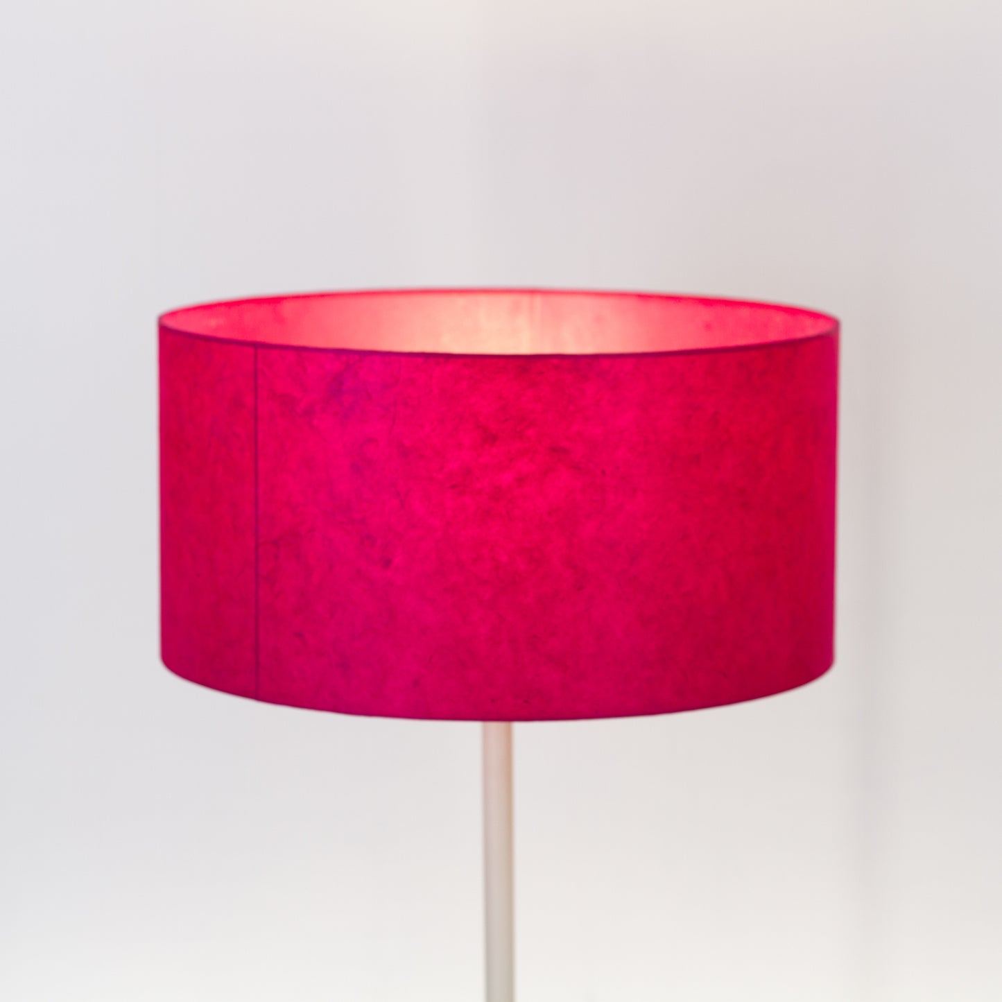 Drum Lamp Shade - P57 - Hot Pink Lokta, 40cm(d) x 20cm(h)