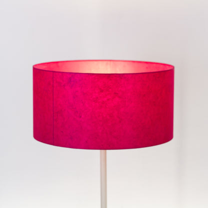 Drum Lamp Shade - P57 - Hot Pink Lokta, 40cm(d) x 20cm(h)