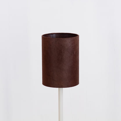 Drum Lamp Shade - P58 ~ Brown Lokta, 15cm(diameter)