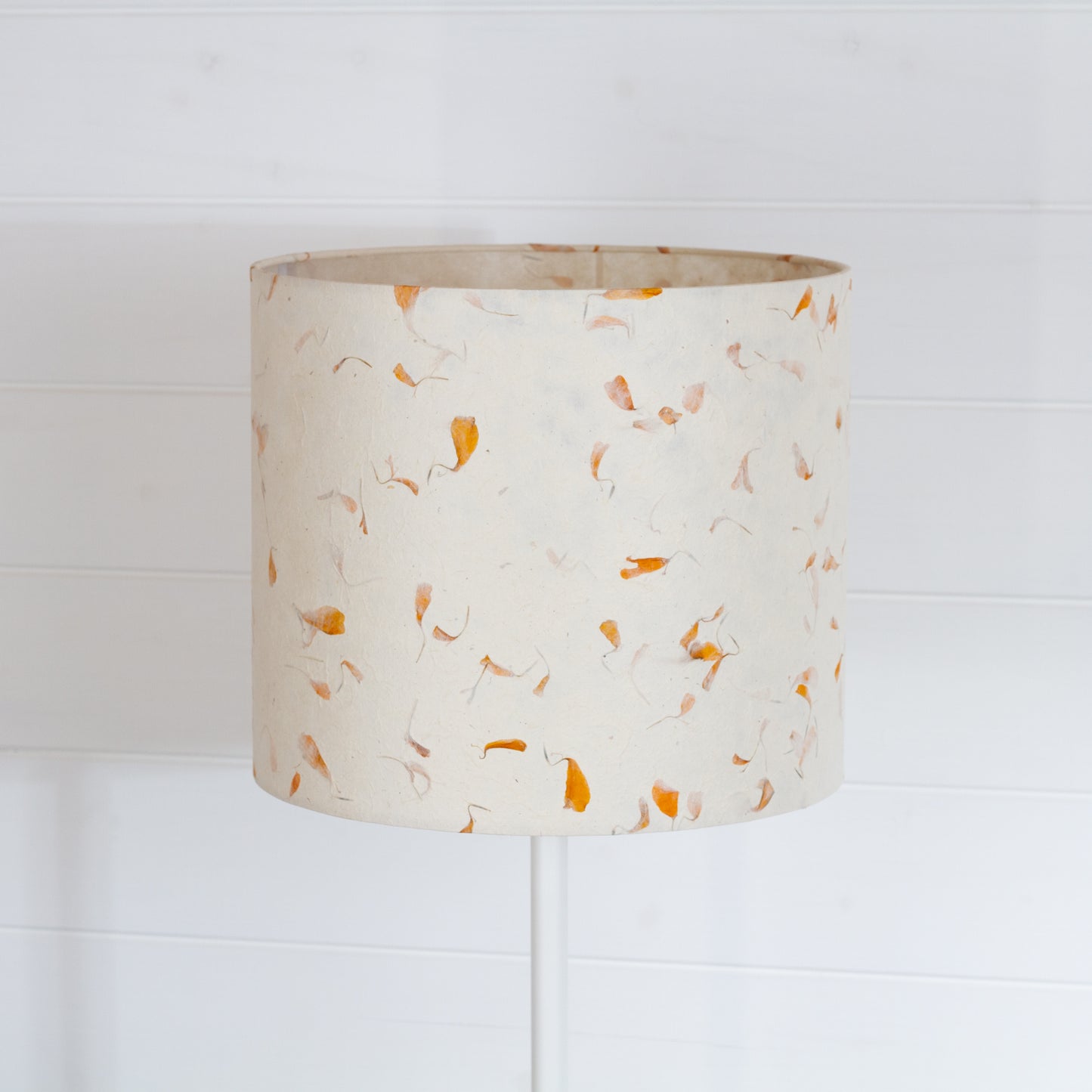 Drum Lamp Shade - P32 - Marigold Petals, 30cm(d) x 25cm(h)