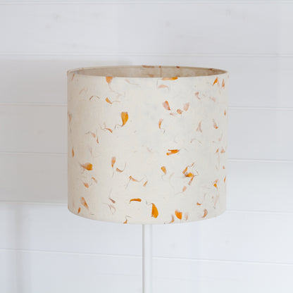 Drum Lamp Shade - P32 - Marigold Petals, 30cm(d) x 25cm(h)