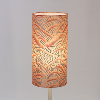 Drum Lamp Shade - W09 ~ Peach Hills, 15cm(diameter)