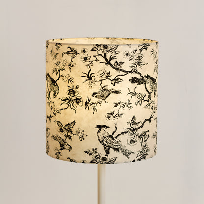Drum Lamp Shade - P41 - Oriental Birds, 25cm x 25cm