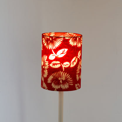Drum Lamp Shade (15x20cm) - B118 - Batik Peony Red