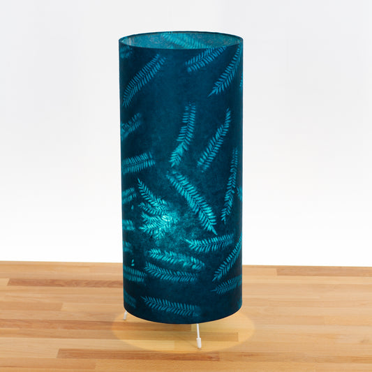 Free-Standing Table Lamp Large - B106 ~ Resistance Dyed Teal Fern