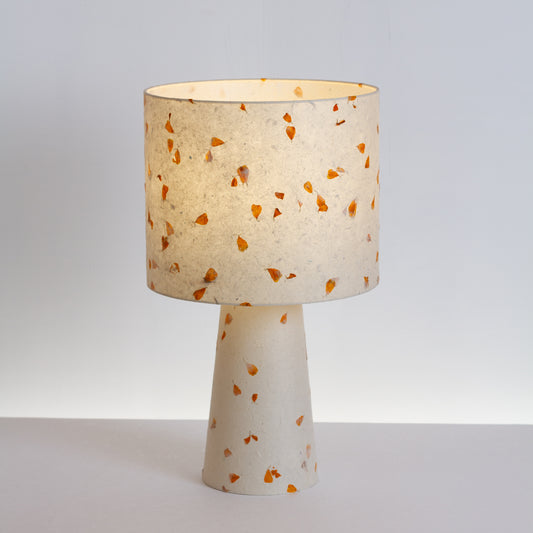 Matching Table Lamp Medium with Drum Lamp Shade ~ Marigold Petals (P32)