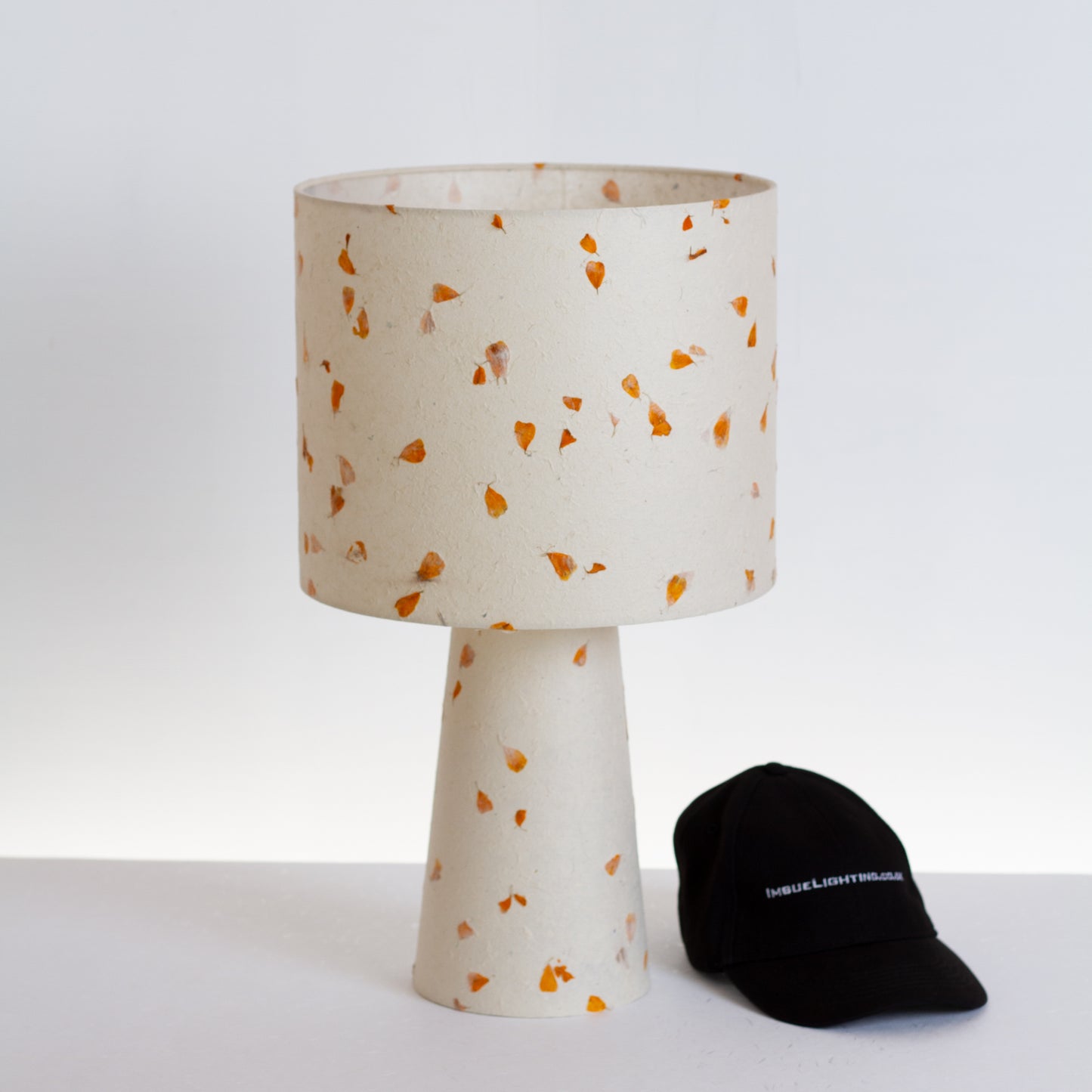 Matching Table Lamp Medium with Drum Lamp Shade ~ Marigold Petals (P32)
