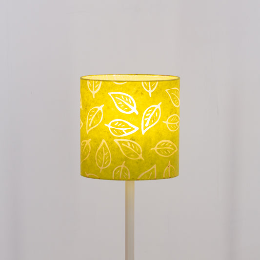 Oval Lamp Shades B117 Batik Leaf Lime
