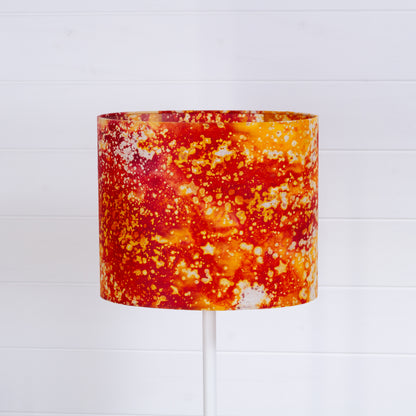 Oval Lamp Shade - B112 ~ Batik Lava, 30cm(w) x 25cm(h) x 22cm(d)