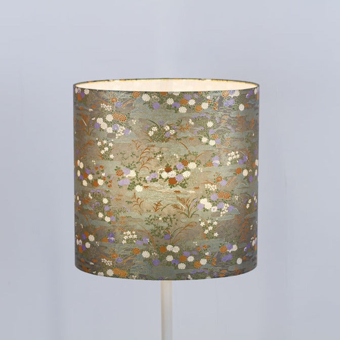 Oval Lamp Shade - W08 ~ Lily Pond, 30cm(w) x 30cm(h) x 22cm(d)