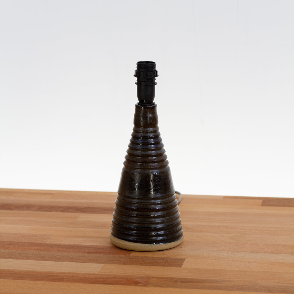 Stoneware Table Lamp (Base only) - Dark