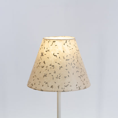 Conical Lamp Shade P95 - Little Leaves, 15cm(top) x 30cm(bottom) x 22cm(height)