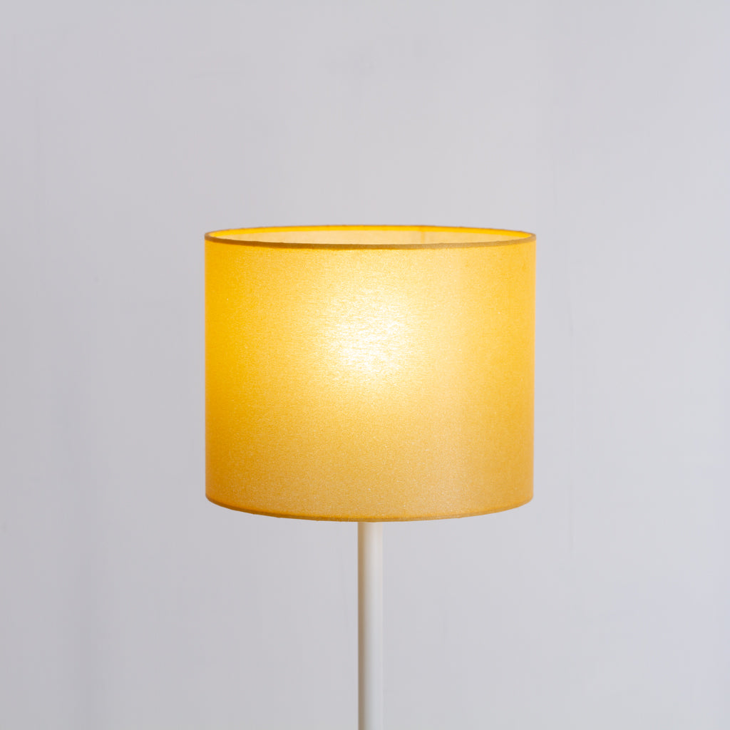 Drum Lamp Shades P48 ~ Yellow Non Woven Fabric