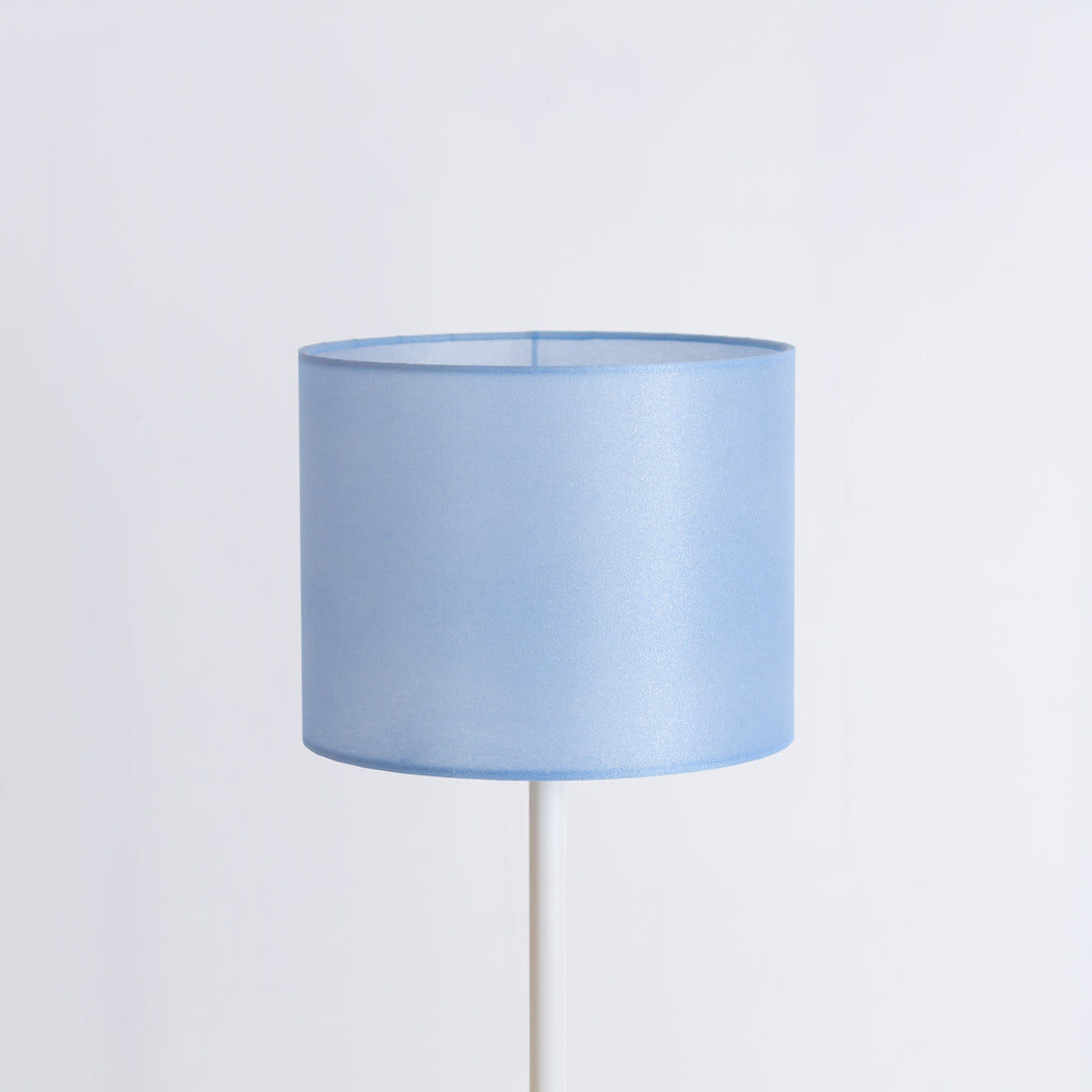 Drum Lamp Shades P51 ~ Blue Non Woven Fabric