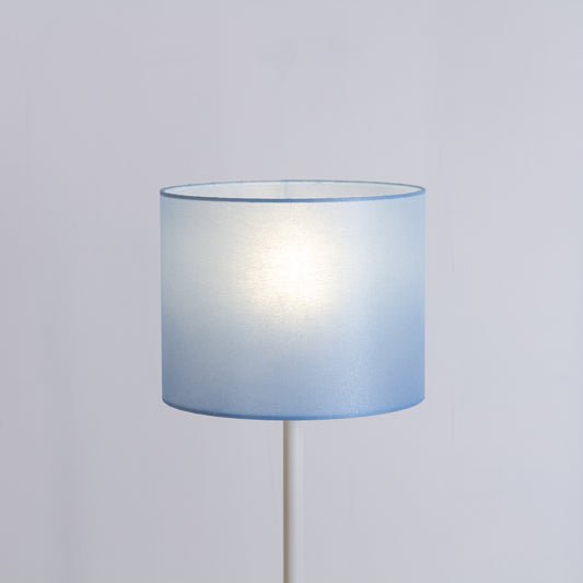 Drum Lamp Shades P51 ~ Blue Non Woven Fabric