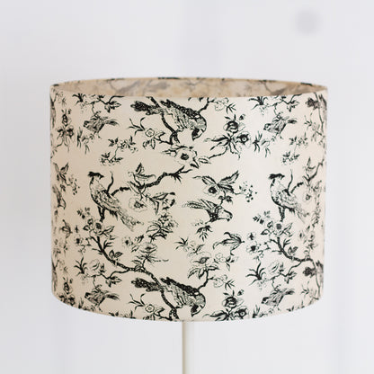 Drum Lamp Shade - P41 - Oriental Birds, 40cm(d) x 30cm(h)