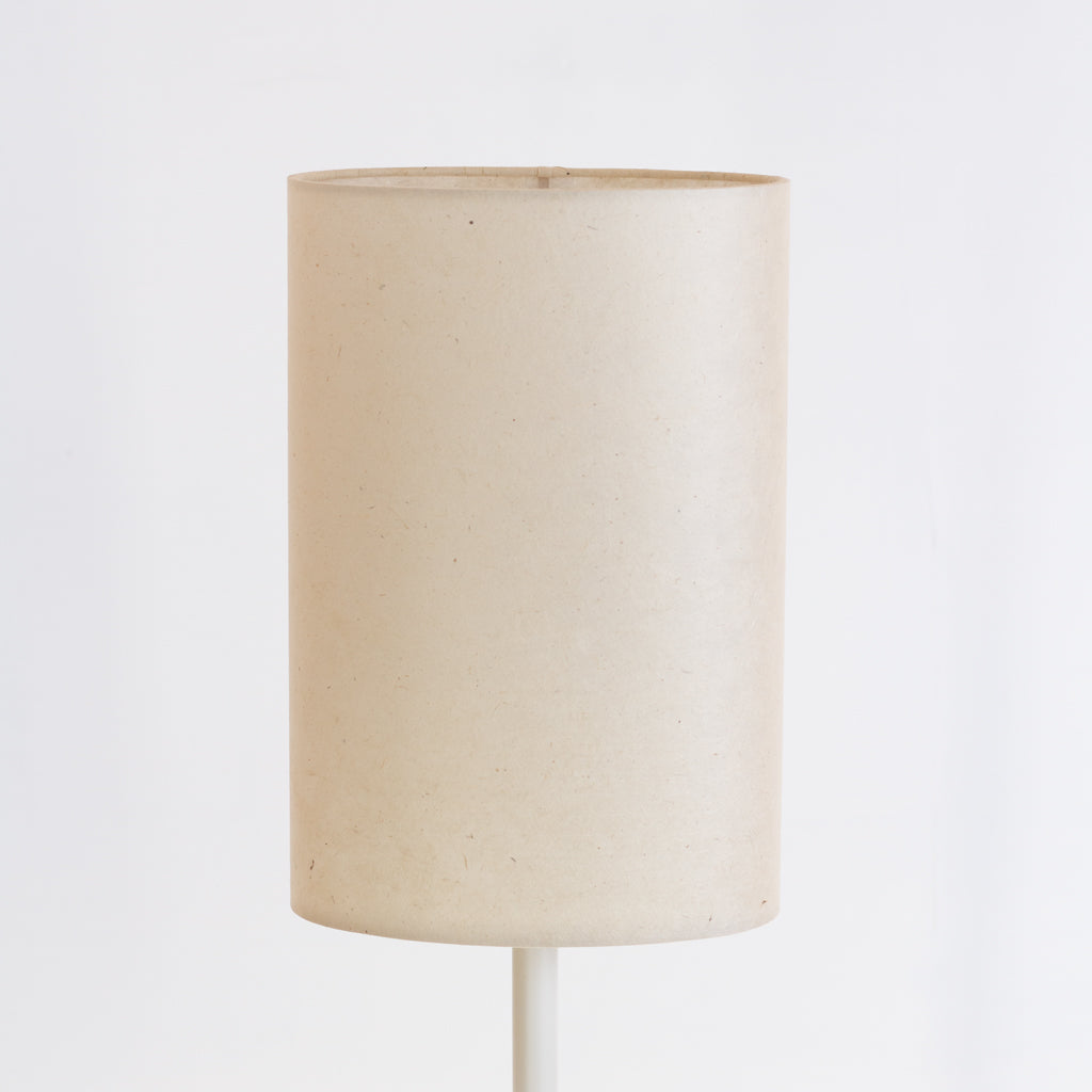 Oval Lamp Shade - P54 - Natural Lokta, 20cm(w) x 30cm(h) x 13cm(d)
