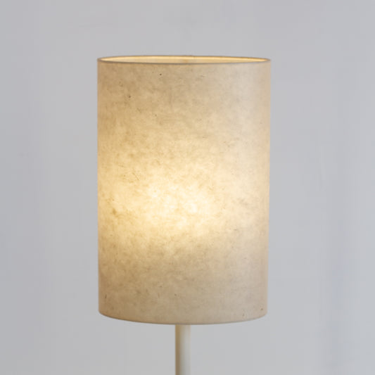 Oval Lamp Shade - P54 - Natural Lokta, 20cm(w) x 30cm(h) x 13cm(d)